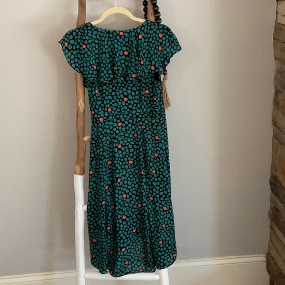Anthropologie HD InParis Faux Wrap Dress Size 4 - Picture 5 of 7